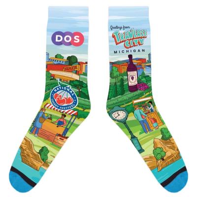 Traverse City MI Local City Custom Socks