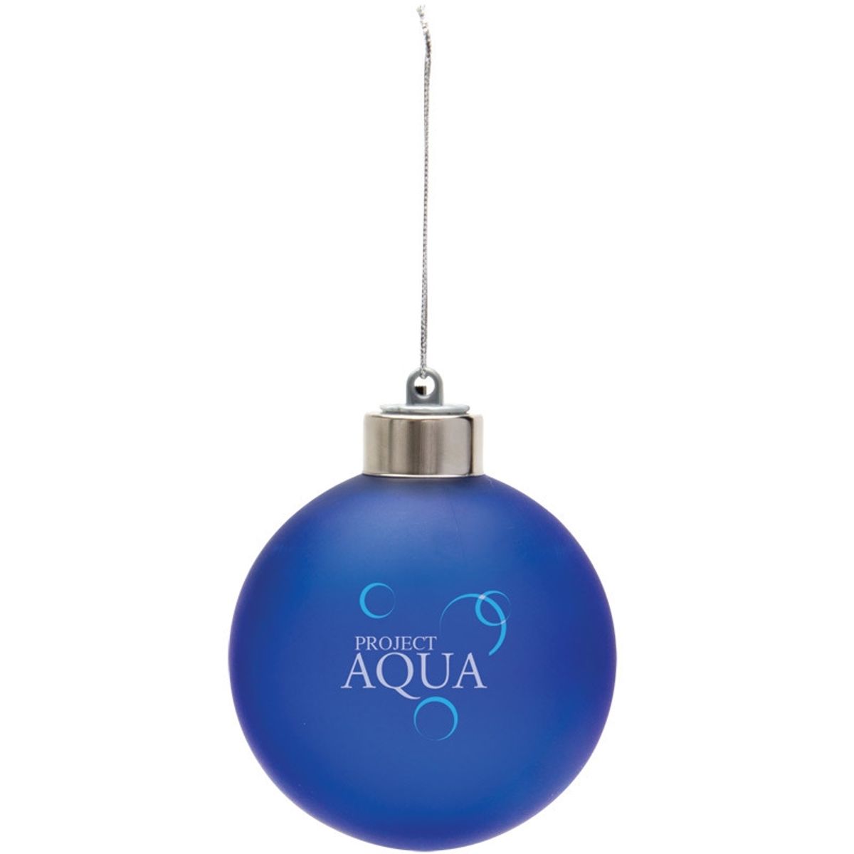 LED light-up shatterproof Christmas custom-printed ornament
