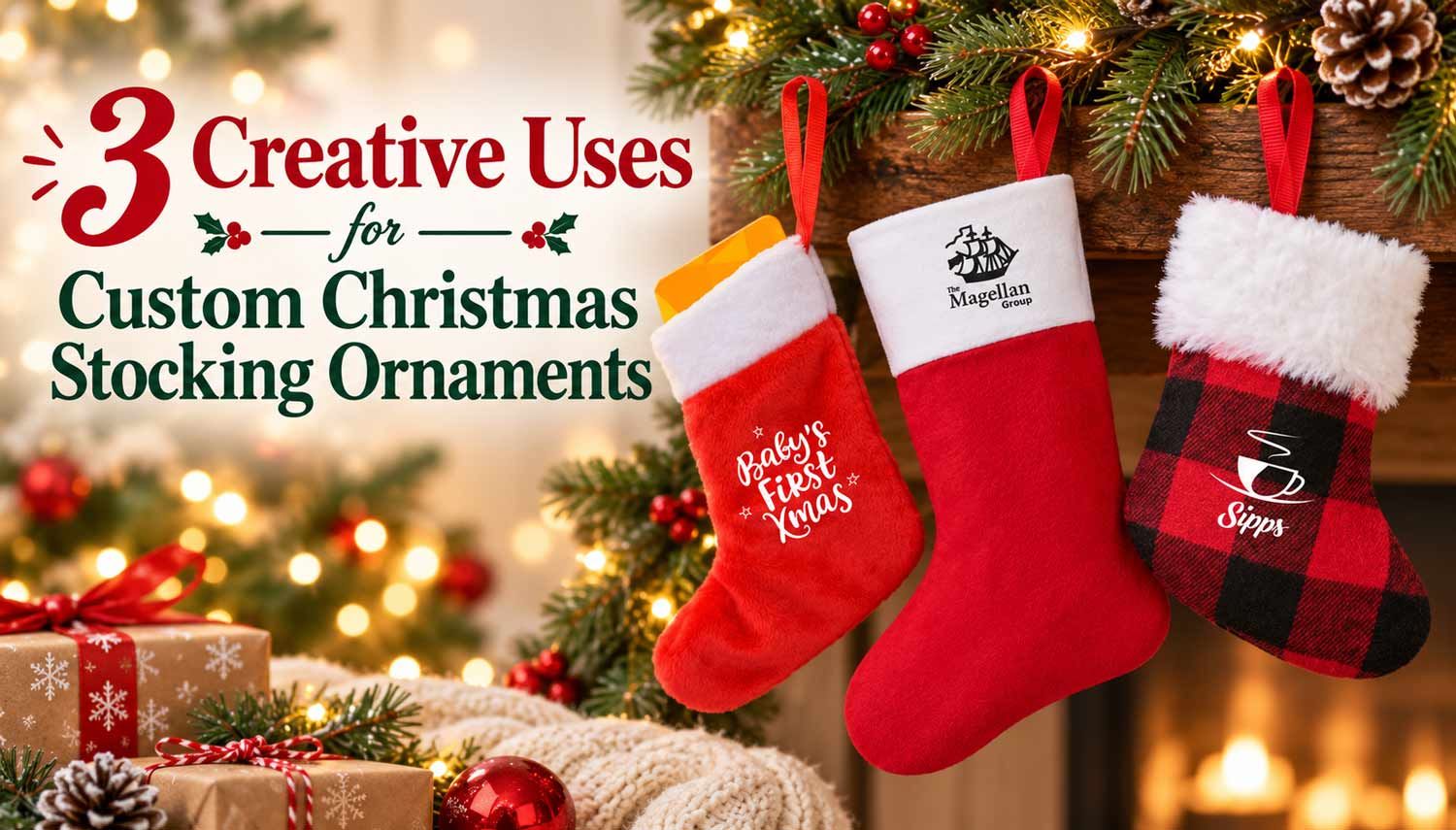 3 Creative Uses for Custom Christmas Stocking Ornaments