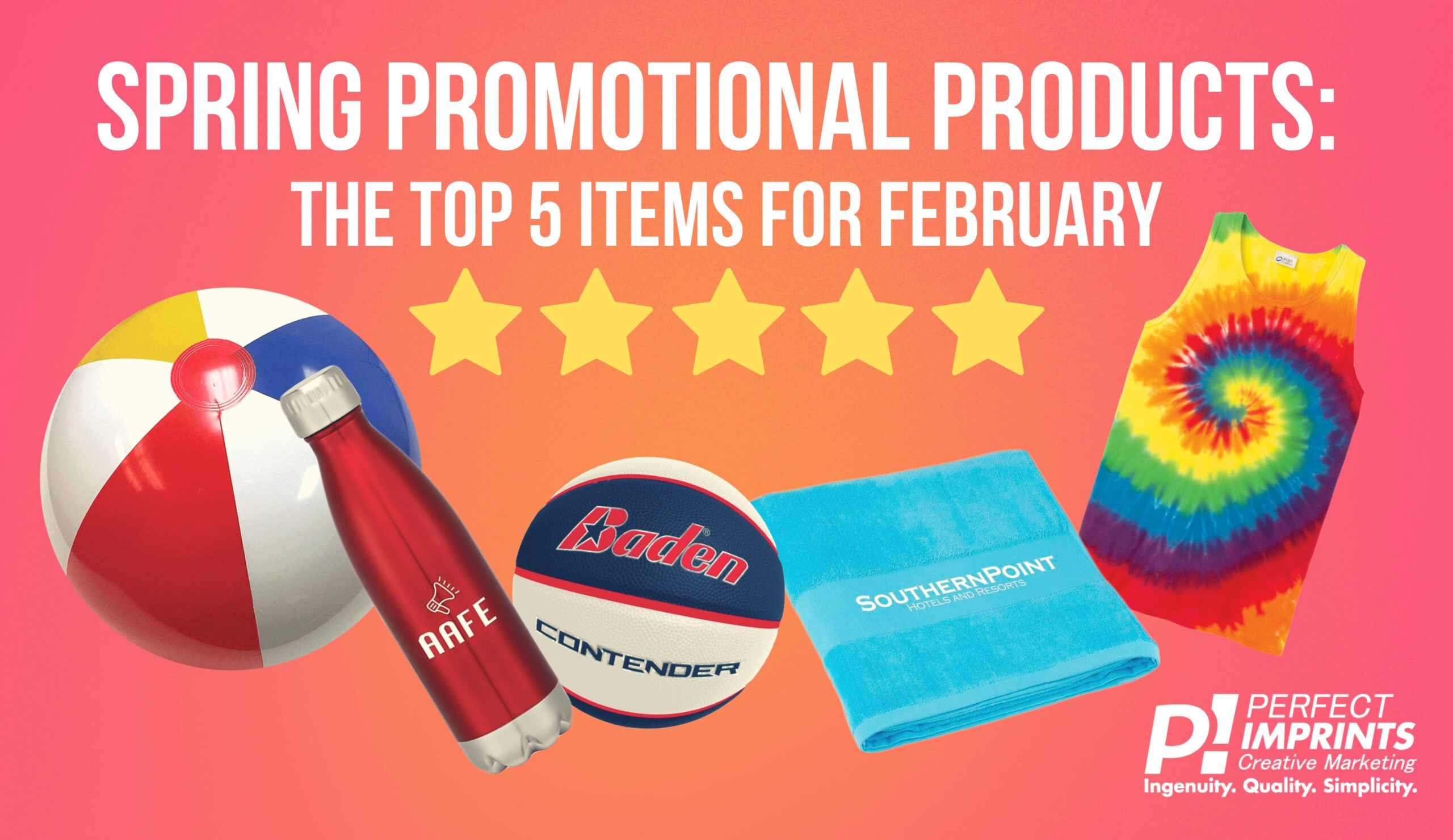 Spring Promotional Products: The Top 5 Items for February