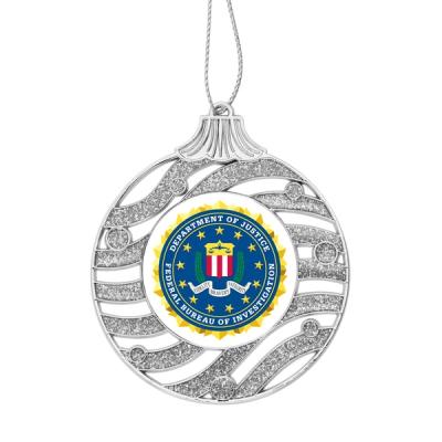 Glitter Bulb Custom Christmas Ornaments