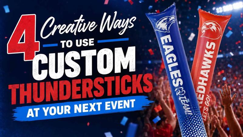 4 Creative Ways to Use Custom Thundersticks at Your Next Event