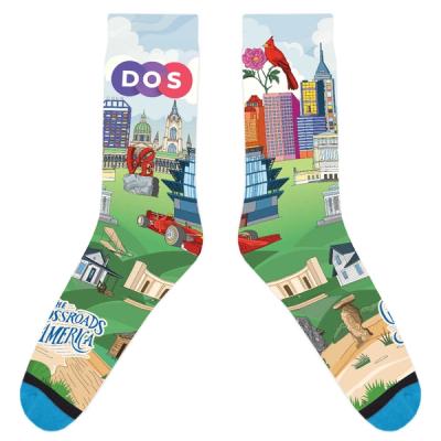 Indiana Local Custom Socks