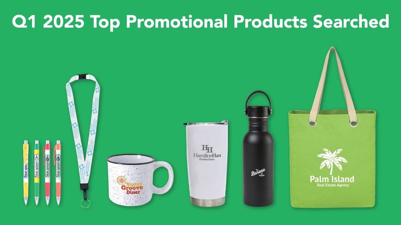Q1 2025 Top Promotional Products Searched