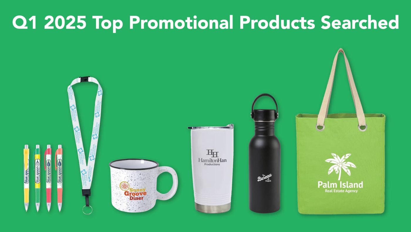 Q1 2025 Top Promotional Products Searched