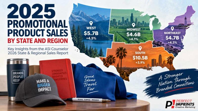Promotional Product Sales by State and Region (2025 Data)