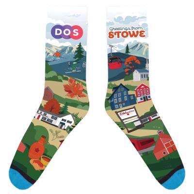 Stowe VT Local City Custom Socks
