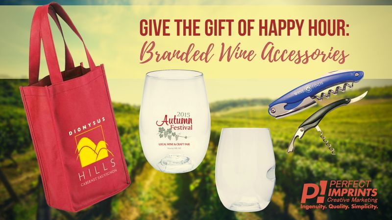 Give the Gift of Happy Hour: Branded Wine Accessories