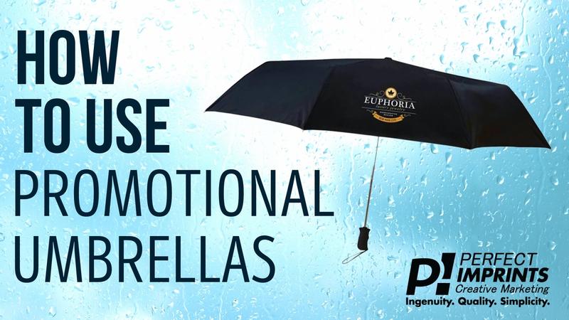 How To Use Promotional Umbrellas