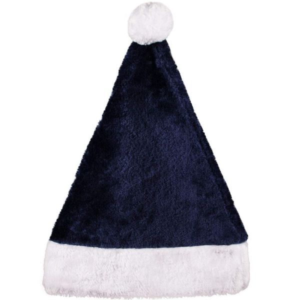 Promotional Navy Blue Santa Hats