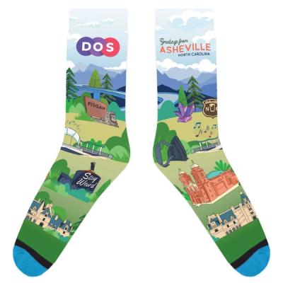 Asheville NC Local City Custom Socks