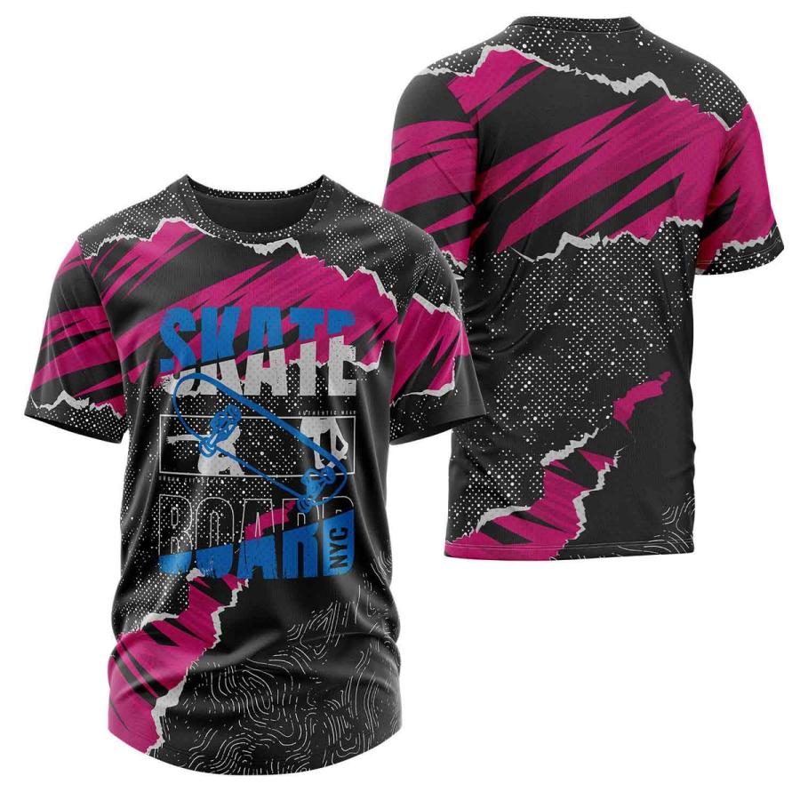 Youth sublimated athletic shirt with breathable birdseye performance fabric