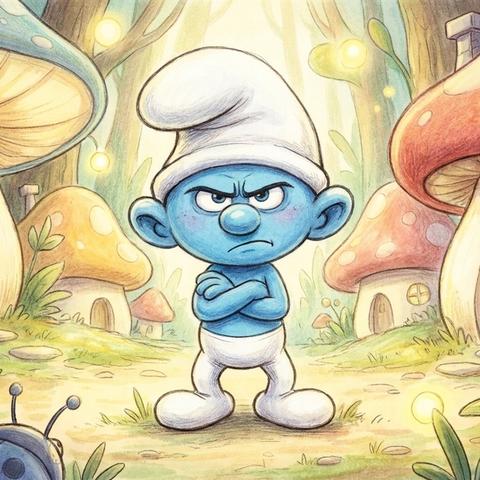 Grouchy Smurf