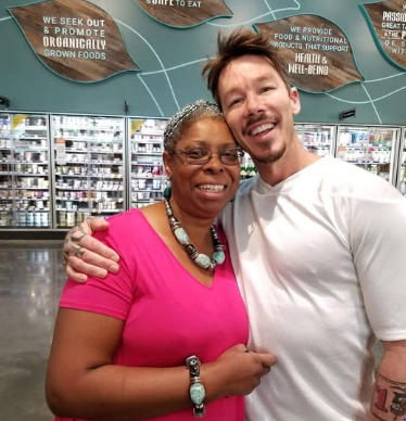 Diane Marlys Bromstad with her family during a happy family gathering at home