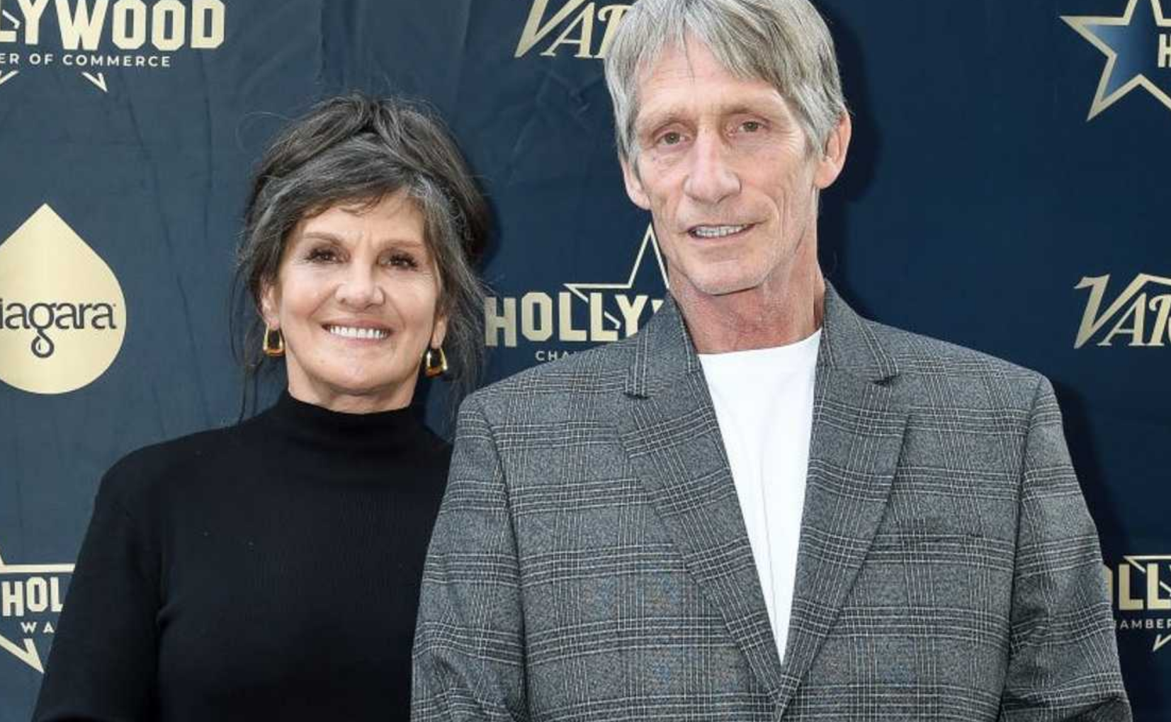 Pam Adkisson with Kevin Von Erich on a family ranch showing their private life together