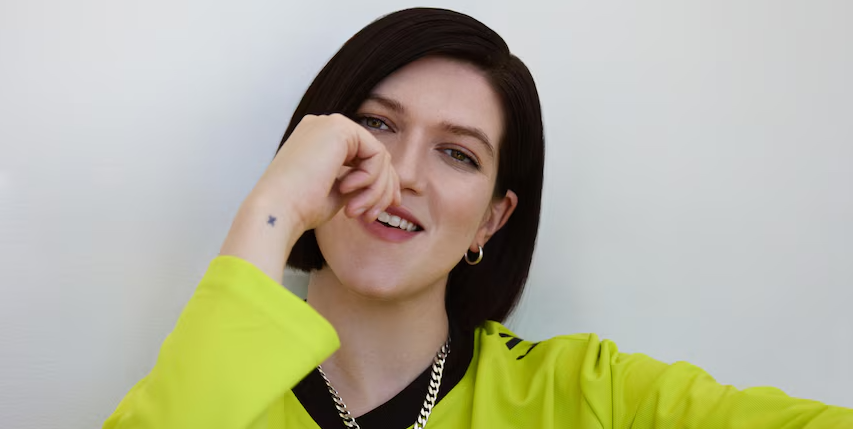 Romy Baird, a talented Scottish star, posing for a professional portrait during an interview.
