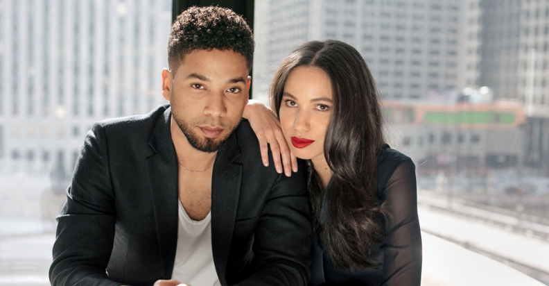 Janet Smollett with her family during an important family gathering