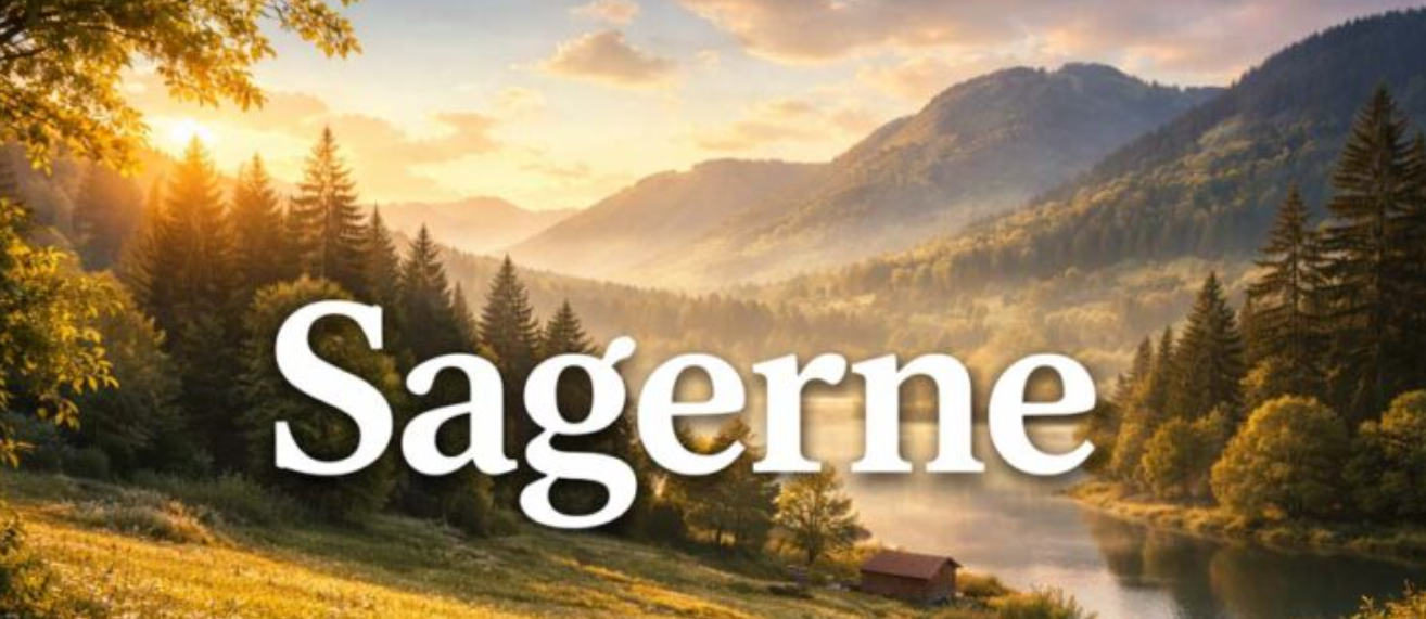 Simple diagram explaining sagerne in Danish grammar and noun forms
