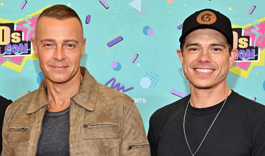 Joey Lawrence smiling during a television appearance