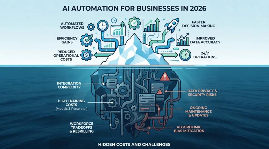 AI Automation for Business (2026): Costs, Benefits & Use Cases