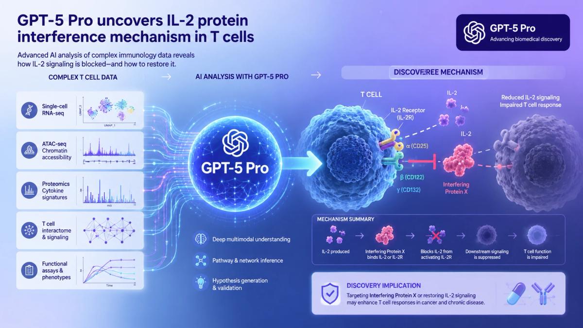 OpenAI's GPT-5 Pro Cracks Long-Stalled Mystery in T Cell Research