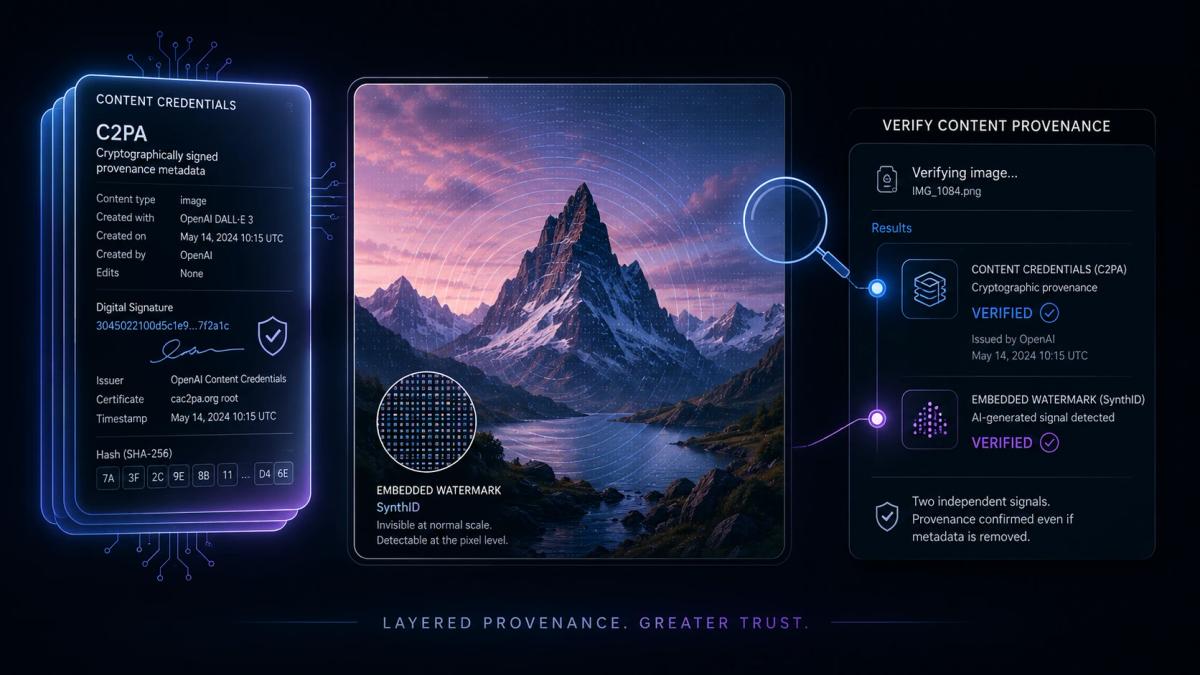OpenAI Launches C2PA, SynthID, Image Verification