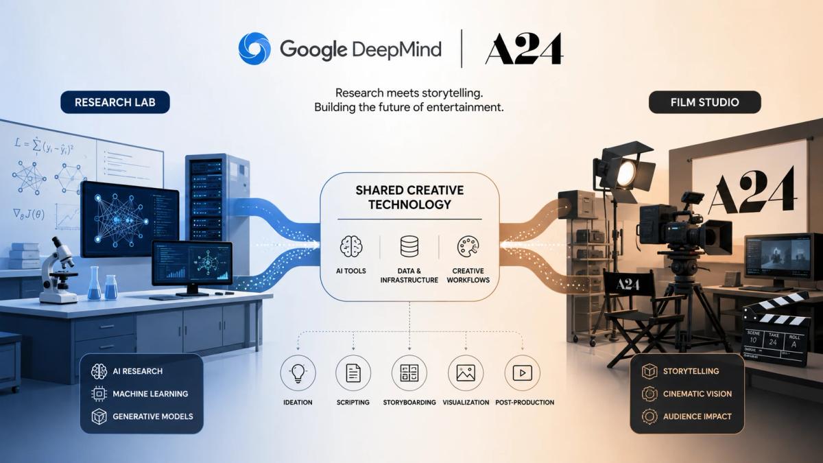 Google DeepMind and A24 Launch Collaborative AI Research Partnership