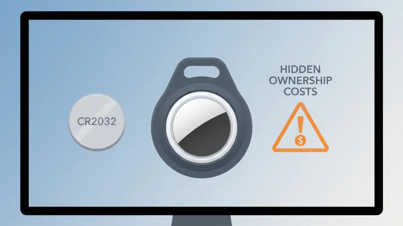 Hidden costs of owning an Apple AirTag including accessories and battery replacement