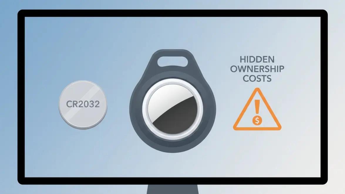 Hidden costs of owning an Apple AirTag including accessories and battery replacement