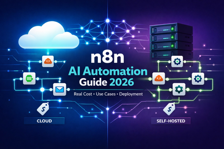 n8n workflow automation canvas showing connected nodes and data pipelines for business process automation