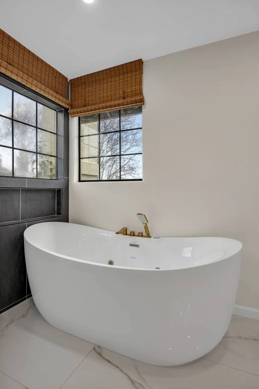 Master bathroom remodel detail