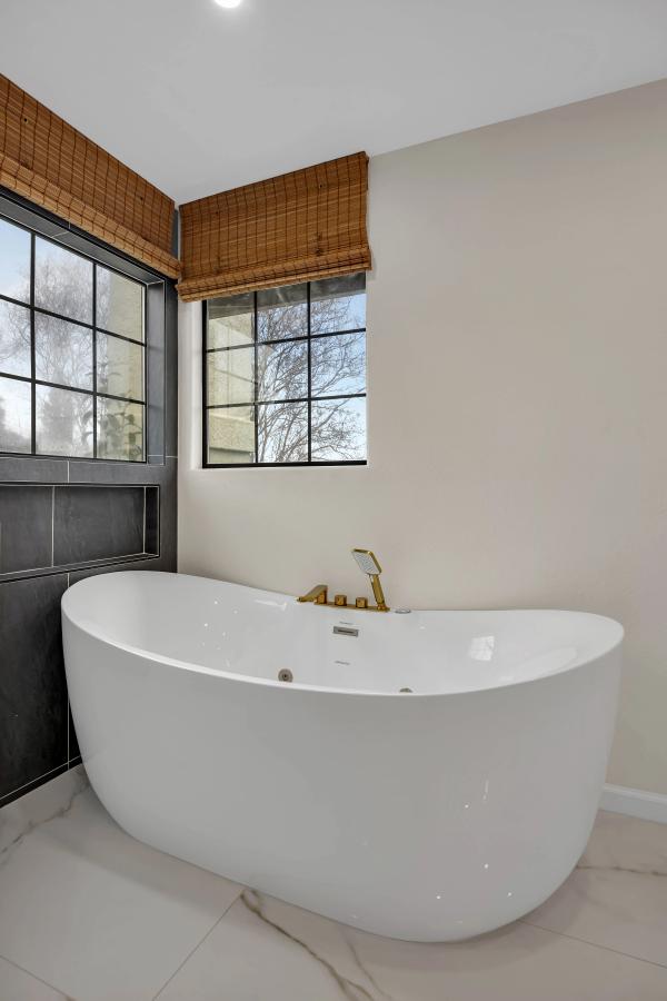 Master bathroom remodel detail