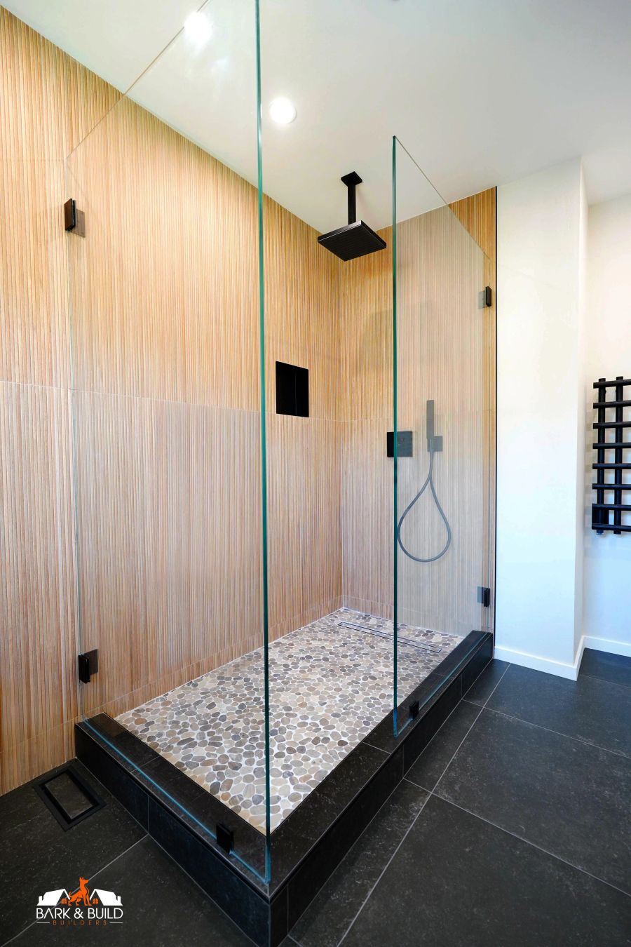 Belmont master bathroom detail