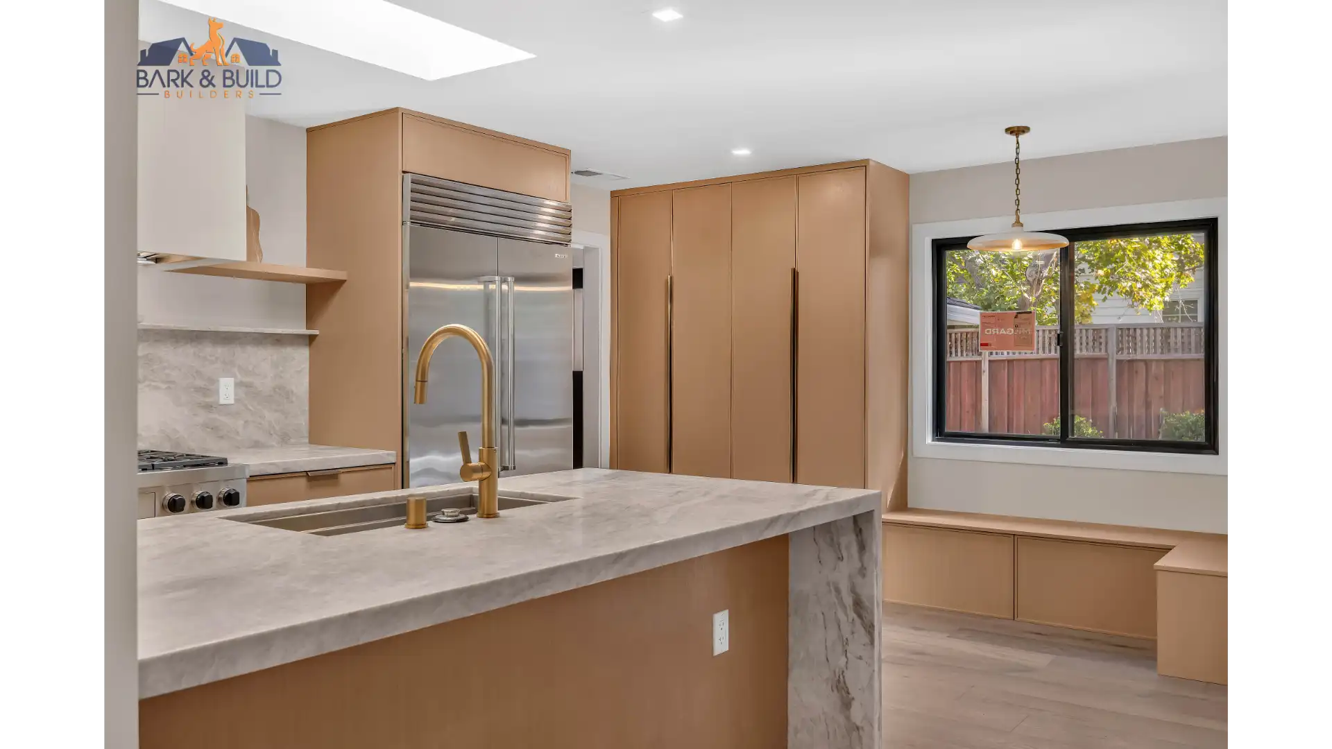 Integrated appliance installation — precision cabinetry built to exact manufacturer specifications