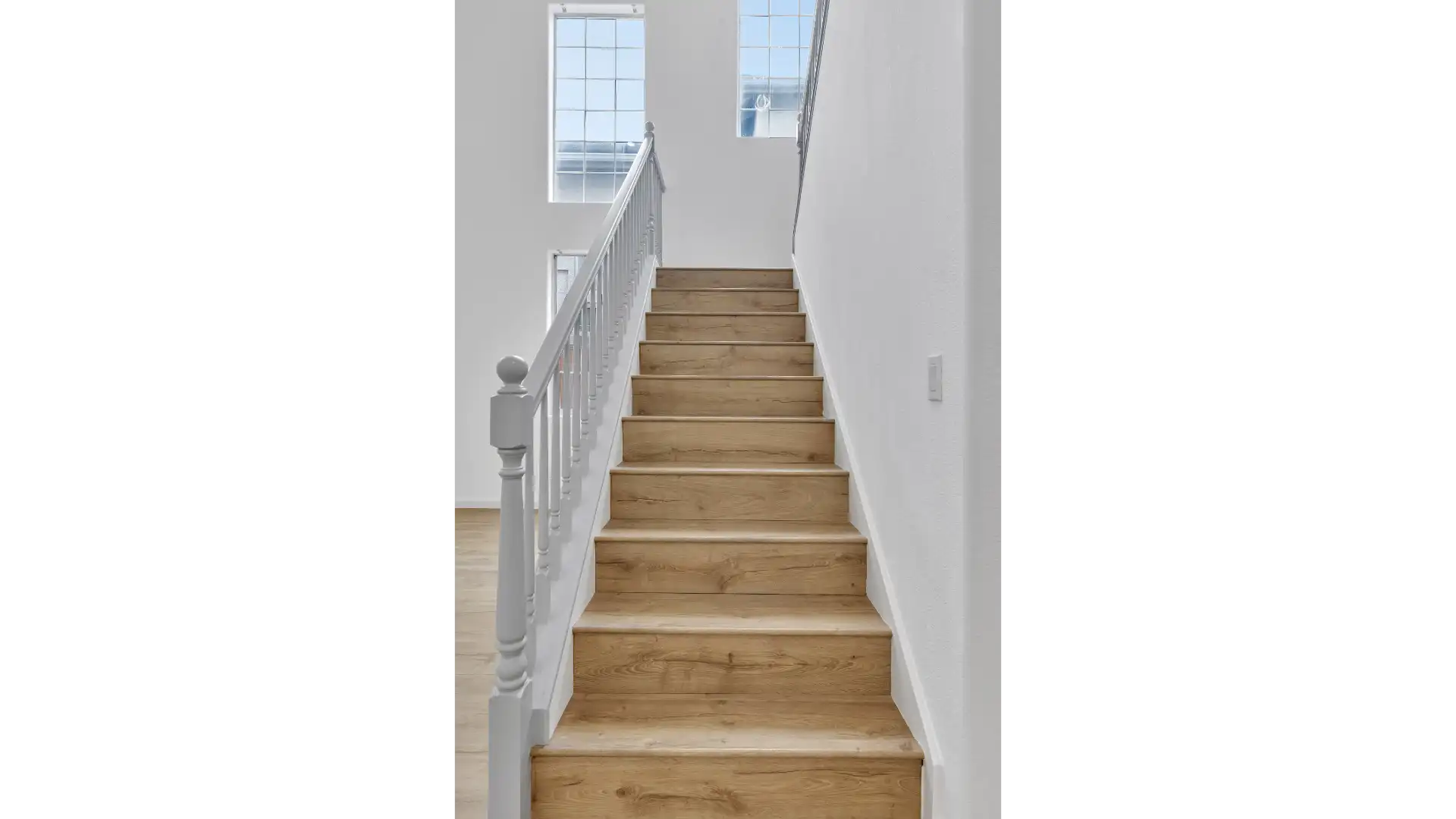 Completed garage conversion — modern living space with Title 24 compliant insulation and finishes