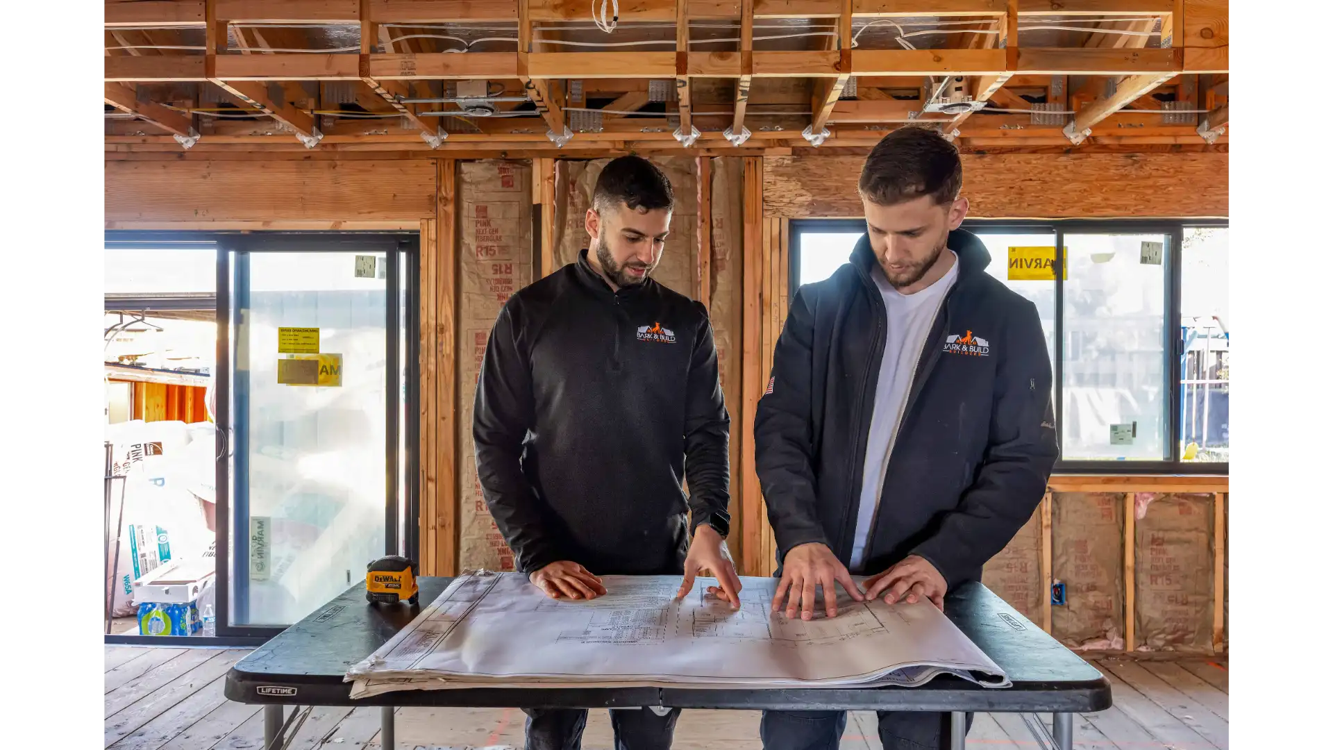 Bark and Build Builders crew — licensed ADU construction team