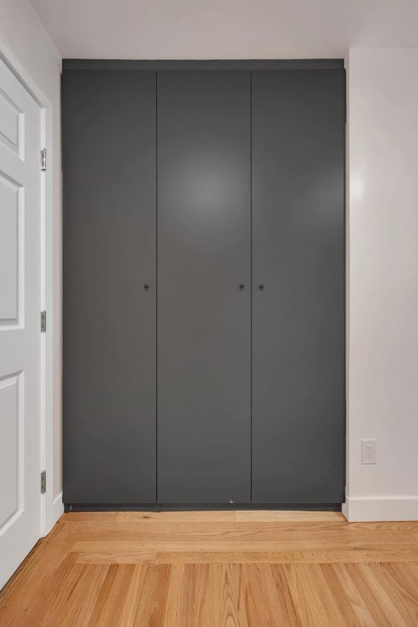 Walk-in closet, custom built-in cabinetry