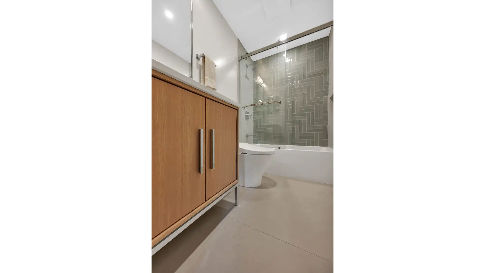 Luxury bathroom — freestanding tub and designer fixtures