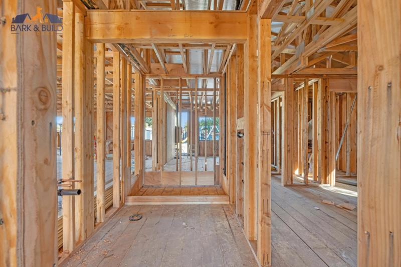 Detached ADU interior &mdash; modern open-concept living space