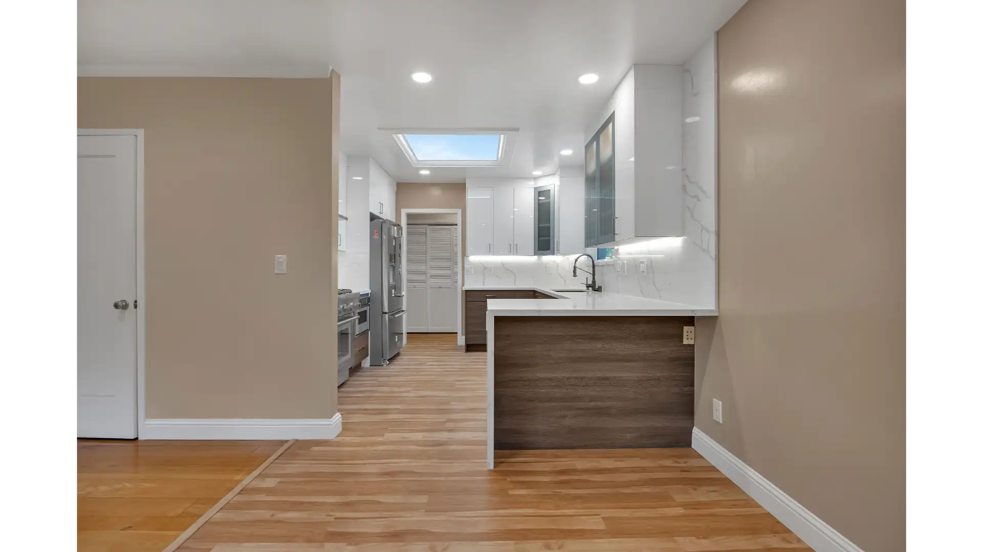 Kitchen design blueprint — architectural plans meeting Redwood City building code requirements