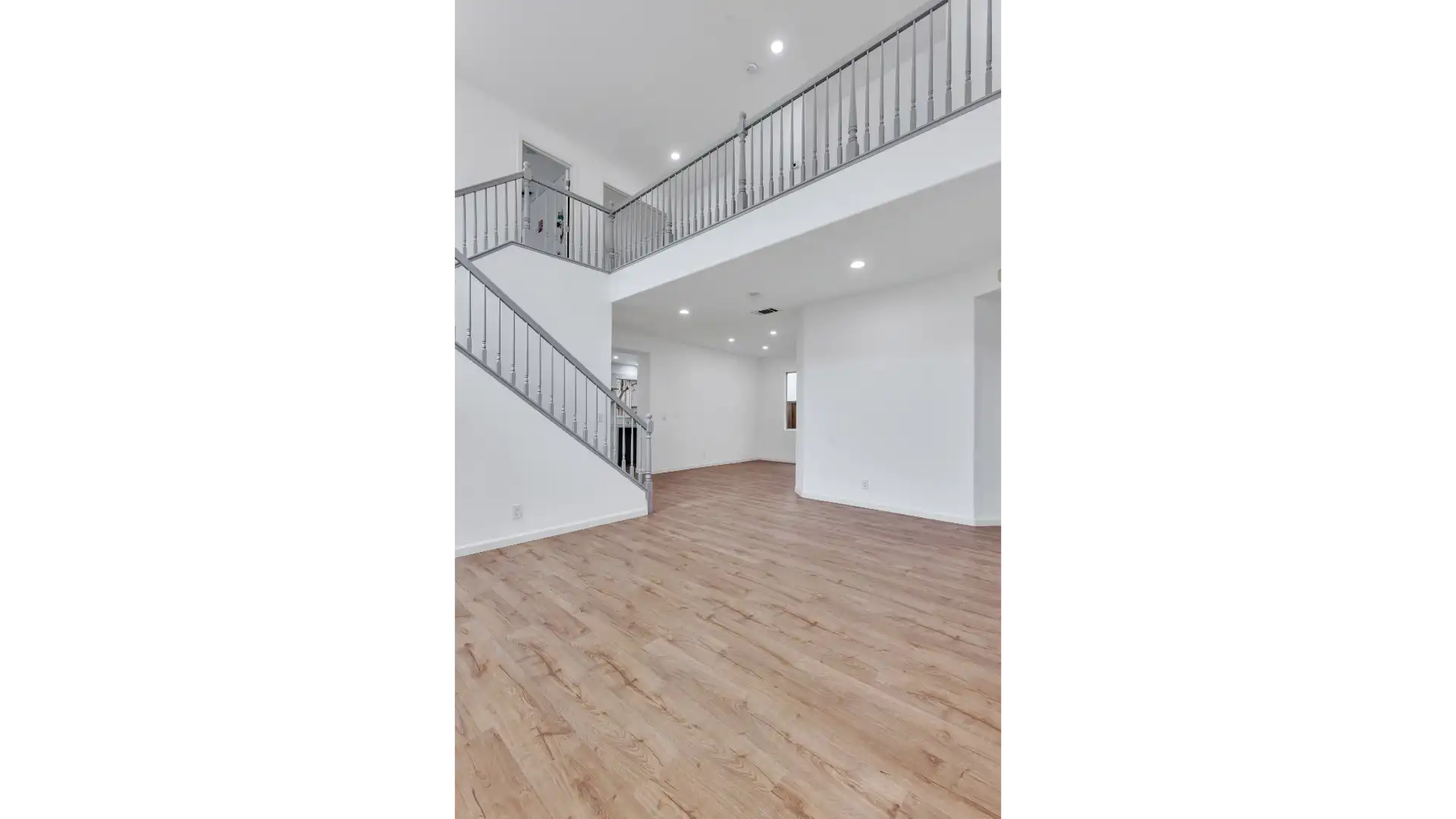 Completed backyard transformation — structural deck and entertainment space