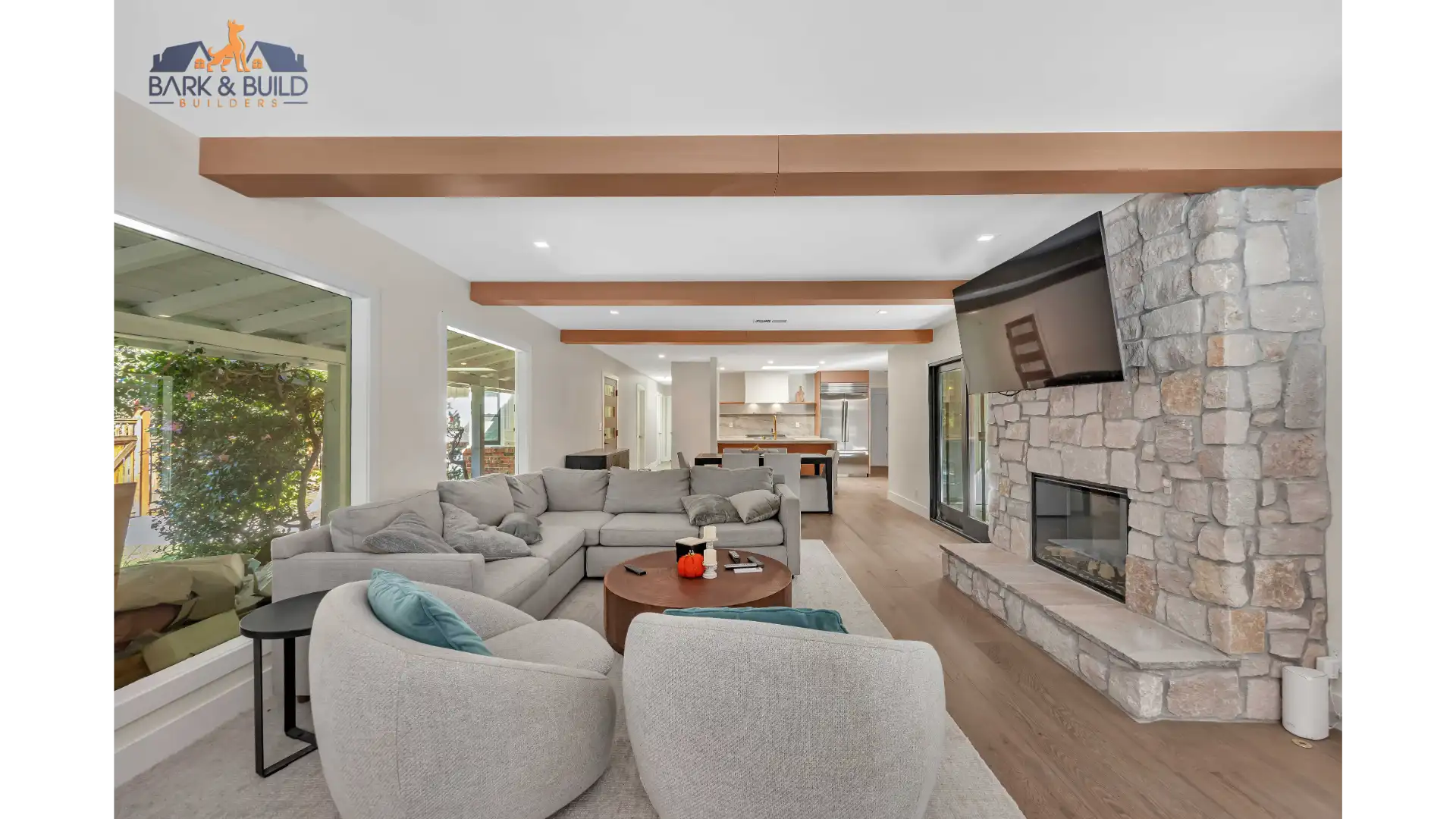 Garage conversion — modern living space with premium finishes