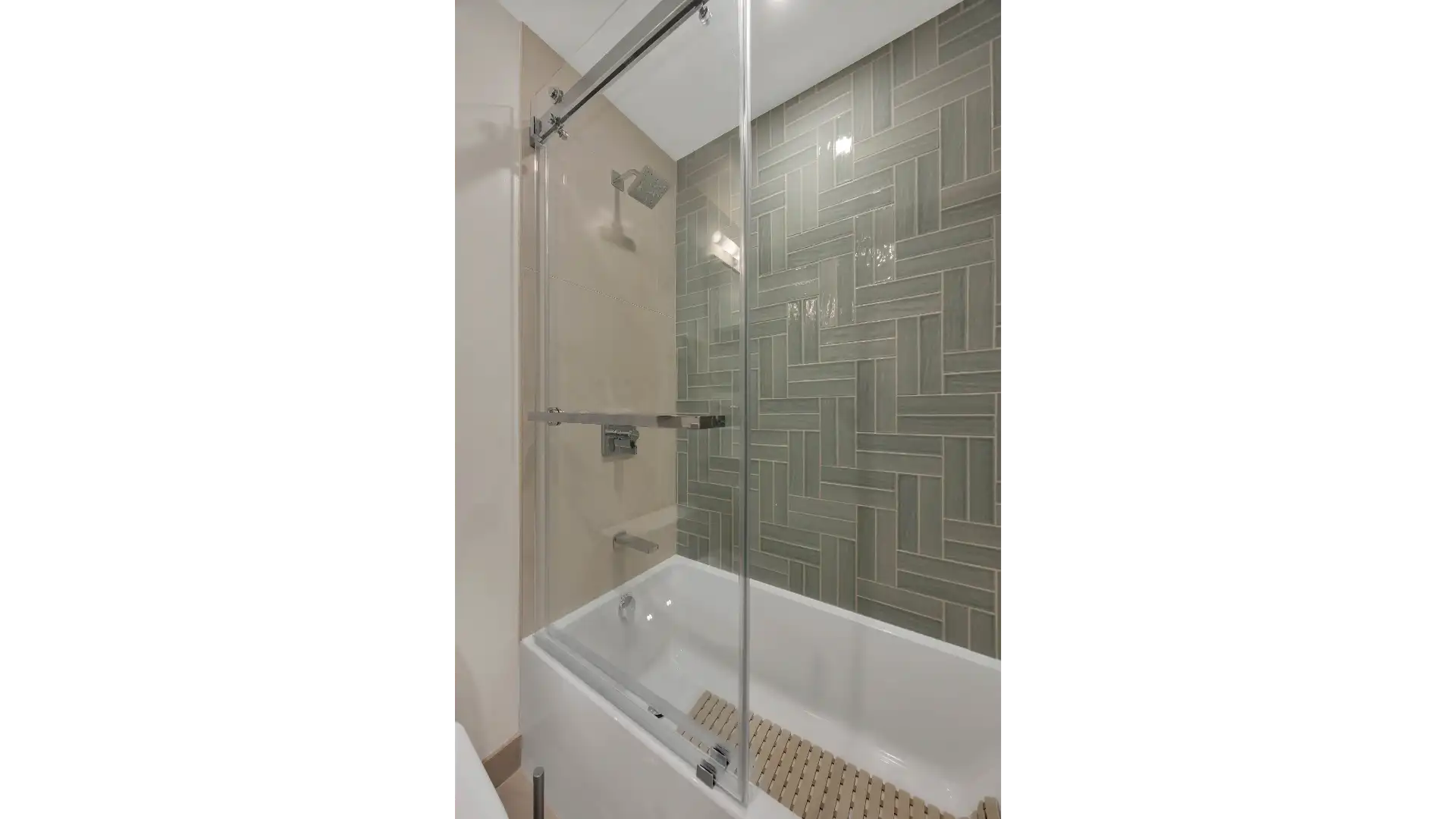 Bathroom remodel — Burlingame custom vanity and tile work