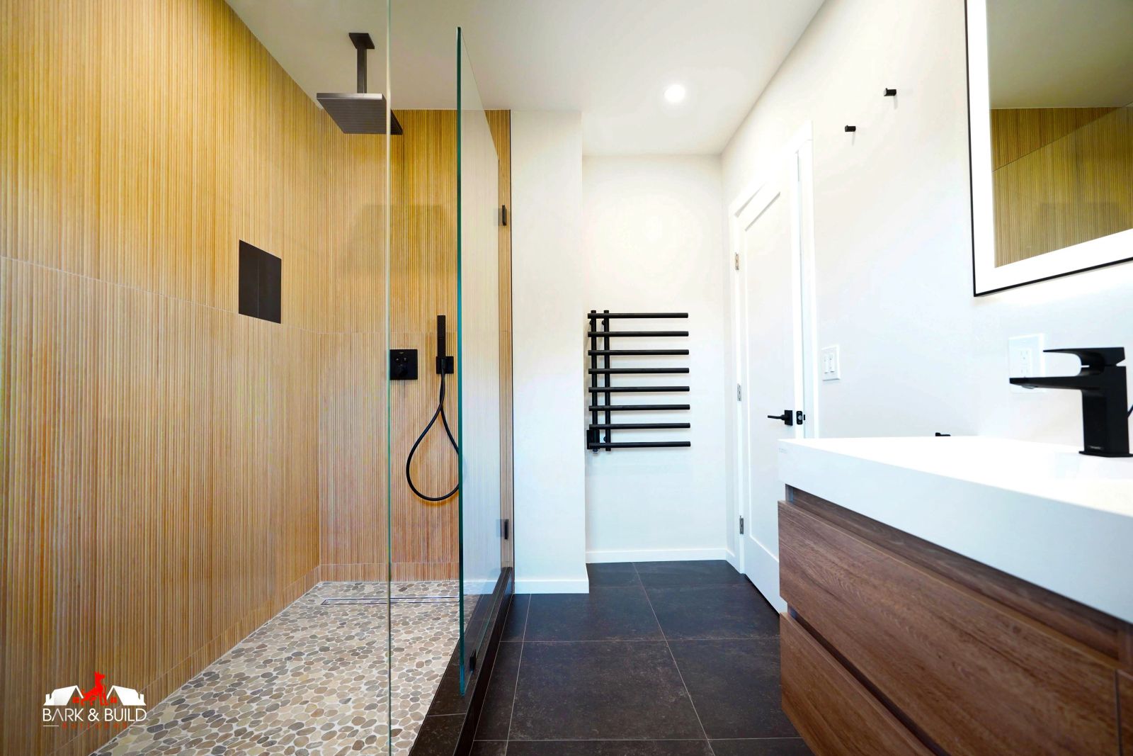 Belmont master bathroom detail