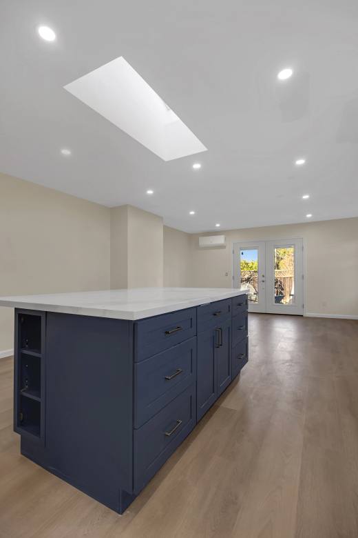 Kitchen and bathroom remodel detail