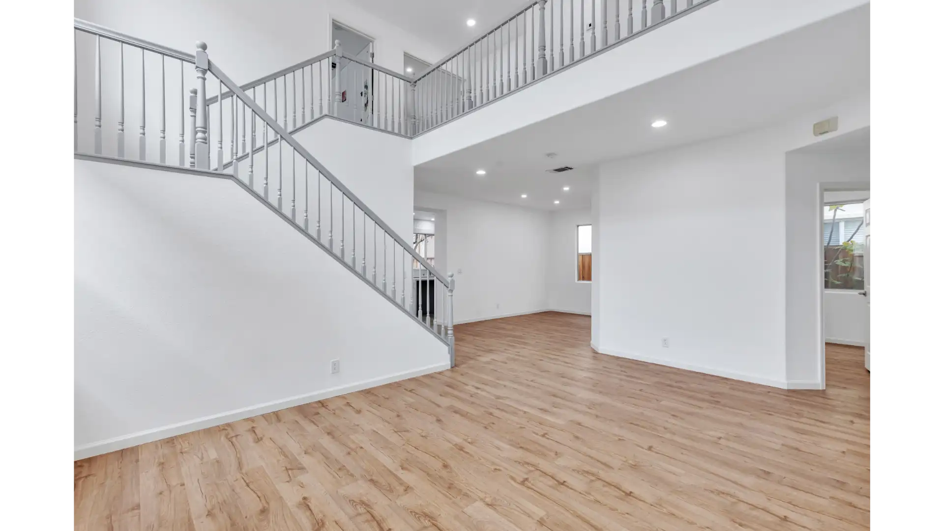 Whole-home renovation — modern interior with open concept living