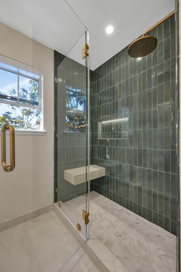 Bathroom remodel detail