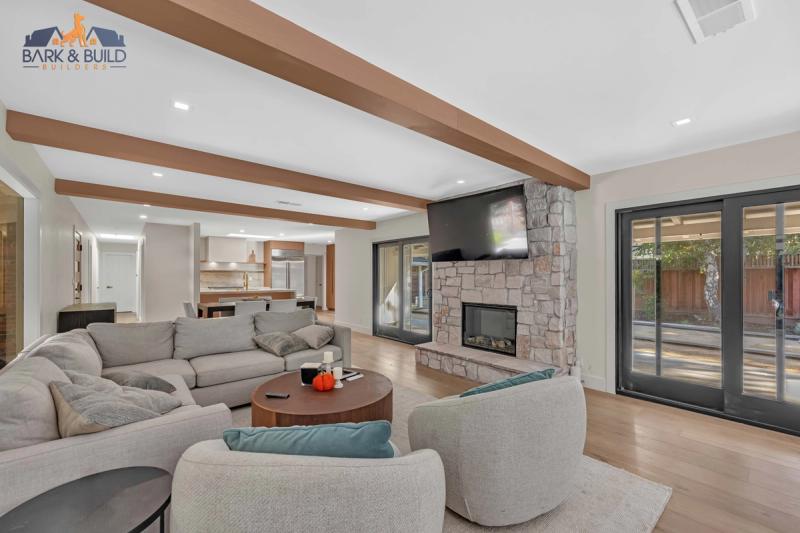 Garage conversion exterior — seamless architectural integration with primary dwelling