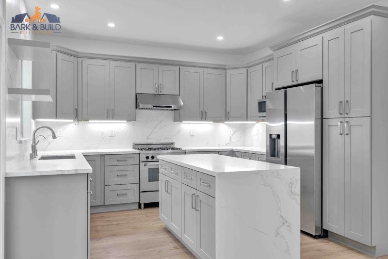 Lateral room addition — foundation and structural framing in progress