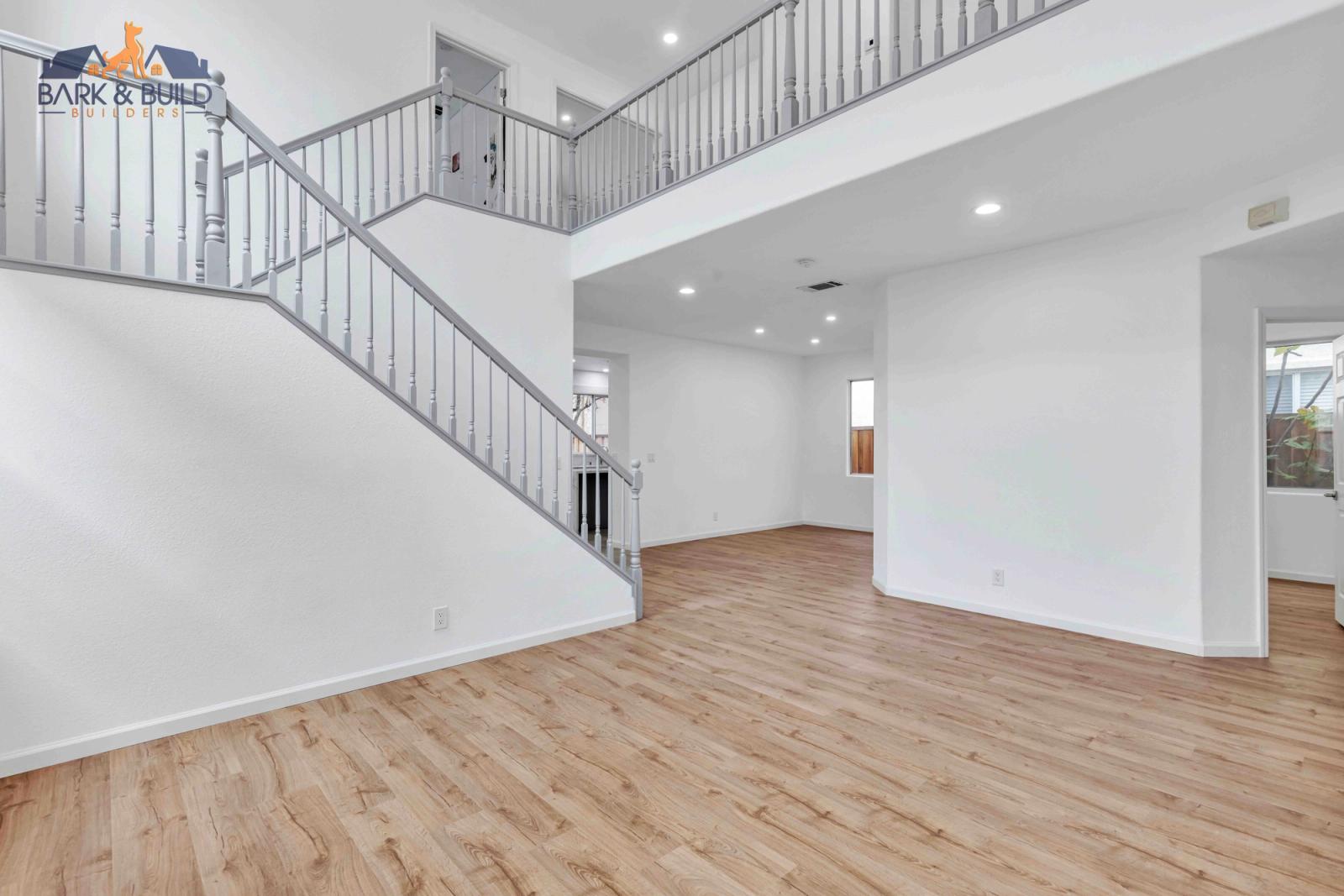 Structural composite deck in Redwood City — multi-level outdoor living extension